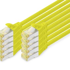 Digitus DK-1644-A-010-Y-10 RJ45 Netwerkkabel, patchkabel CAT 6A S/FTP 1.00 m Geel 1 stuk(s) Digitus DK-1644-A-010-Y-10 RJ45 Netwerkkabel, patchkabel CAT 6A S/FTP 1.00 m Geel 1 stuk(s)