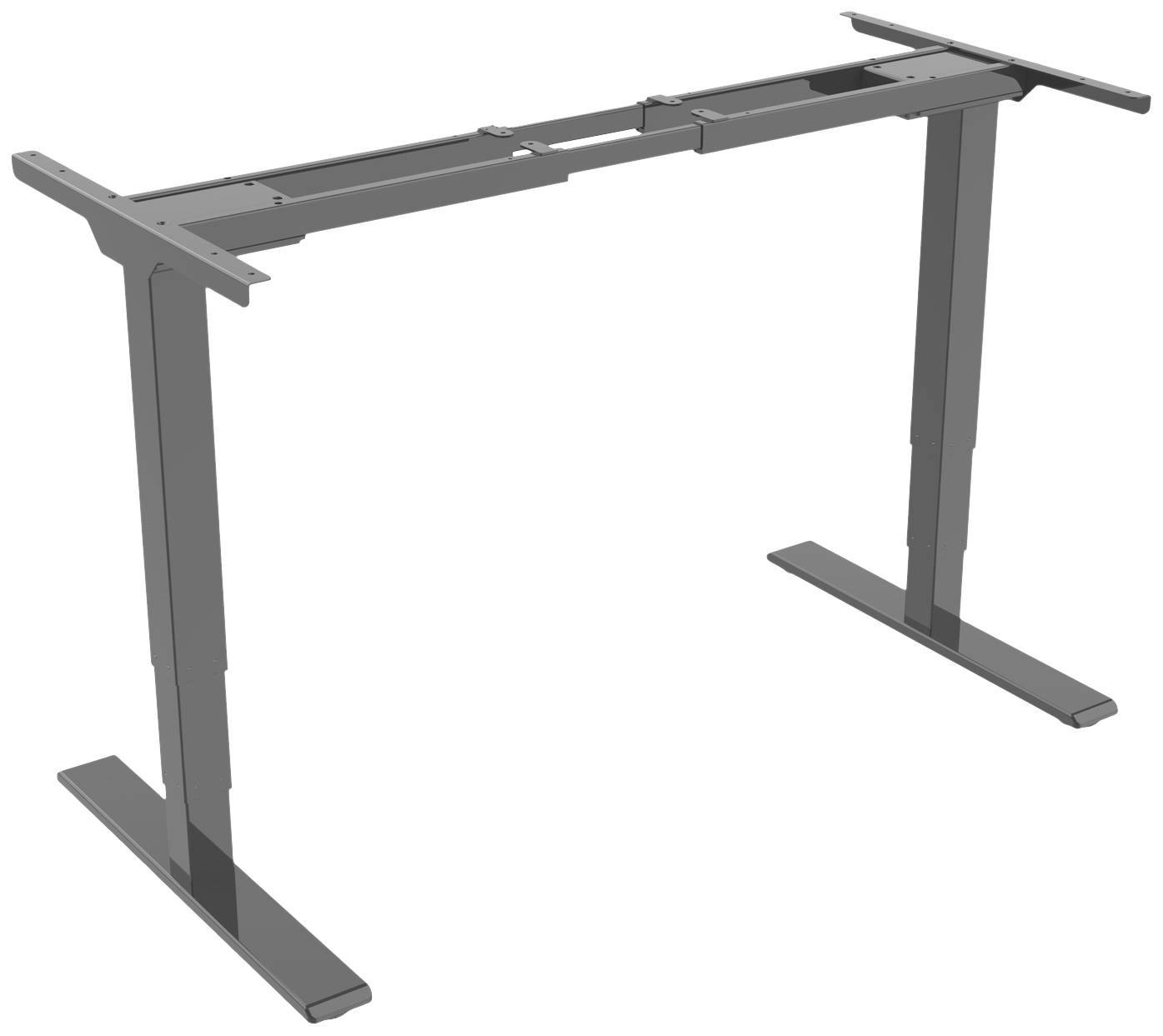 Digitus Zit-sta-bureauframe Elektrisch in hoogte verstelbaar Hoogte: 62 tot 1.27 m (b x d) 170 cm x 68 cm Zwart DA-90434