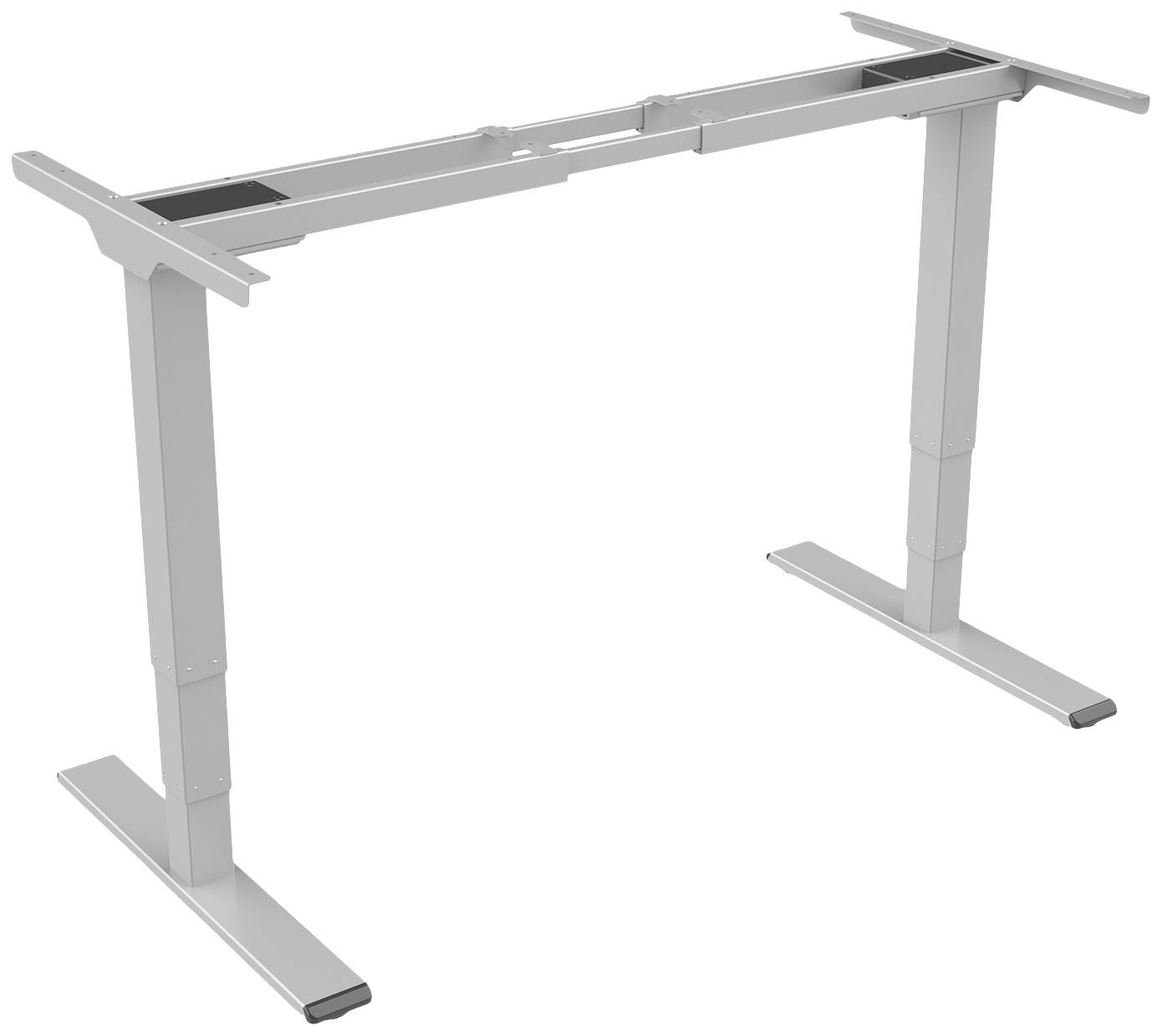 Digitus Zit-sta-bureauframe Elektrisch in hoogte verstelbaar Hoogte: 62 tot 1.27 m (b x d) 170 cm x 68 cm Grijs DA-90435