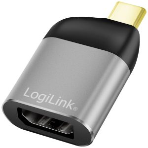 LogiLink USB 3.2 Gen 2 (USB 3.1 Gen 2) Adapter [1x USB 3.2 Gen 2 stekker C (USB 3.1) – 1x DisplayPort bus] CUA0204