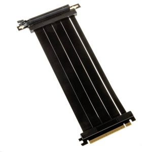 Kolink PCIe Riser-kabel PCIe 4.0 PCIe x16 stekker, PCIe x16 bus 0.22 m Zwart Bus 90° haaks PGW-AC-KOL-066