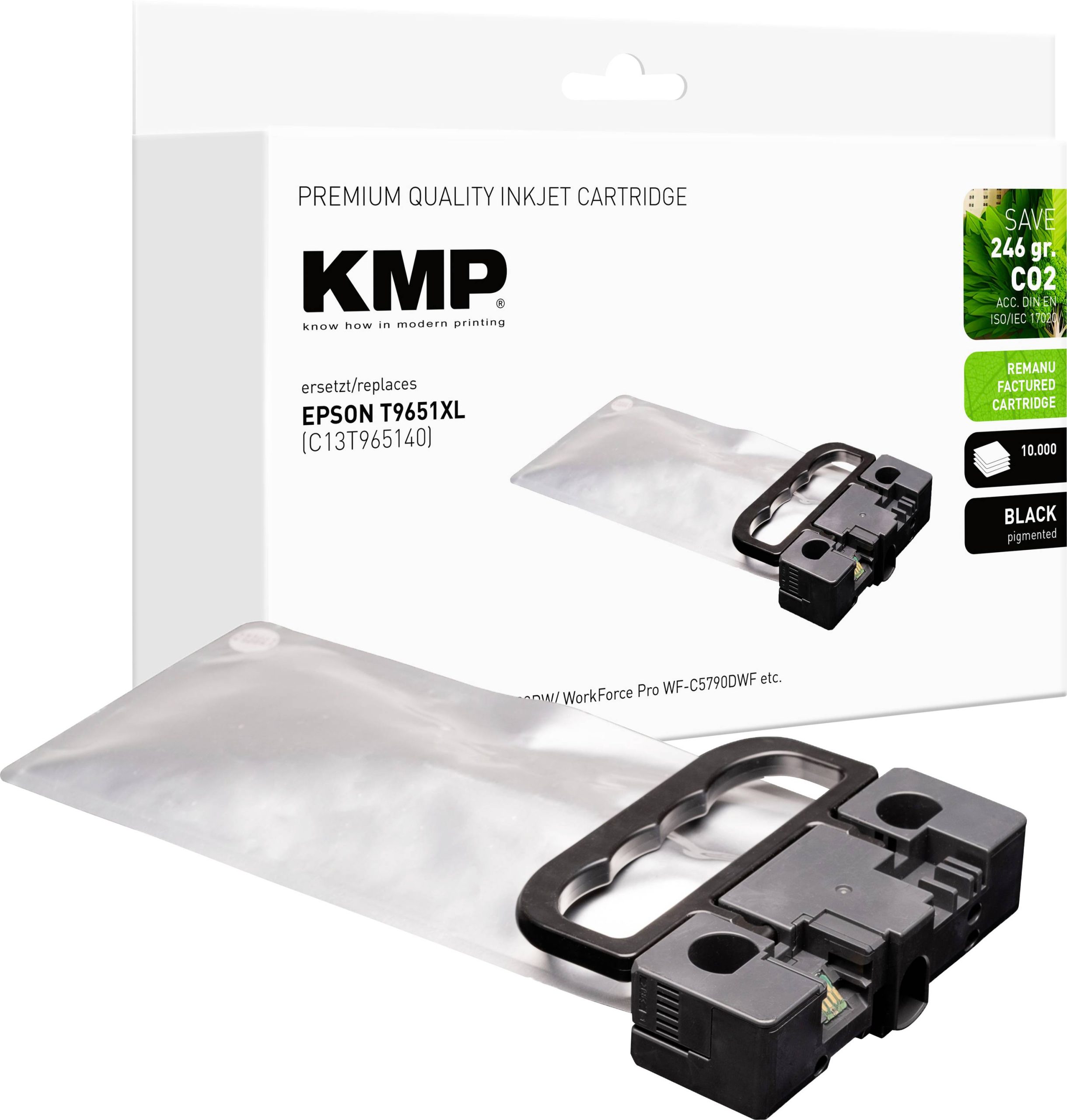 KMP Inktcartridge vervangt Epson T9651 Compatibel Zwart E260X SP427510