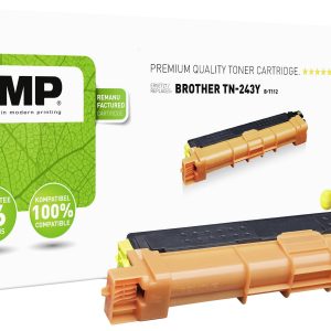 KMP Toner vervangt Brother TN243Y Compatibel Geel 1000 bladzijden B-T112 1268,0009 KMP Toner vervangt Brother TN243Y Compatibel Geel 1000 bladzijden B-T112 1268,0009