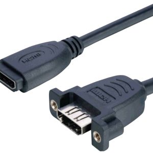 Lyndahl LKPK005 HDMI-kabel HDMI Adapterkabel HDMI-A-bus 0.2 m Zwart Lyndahl LKPK005 HDMI-kabel HDMI Adapterkabel HDMI-A-bus 0.2 m Zwart
