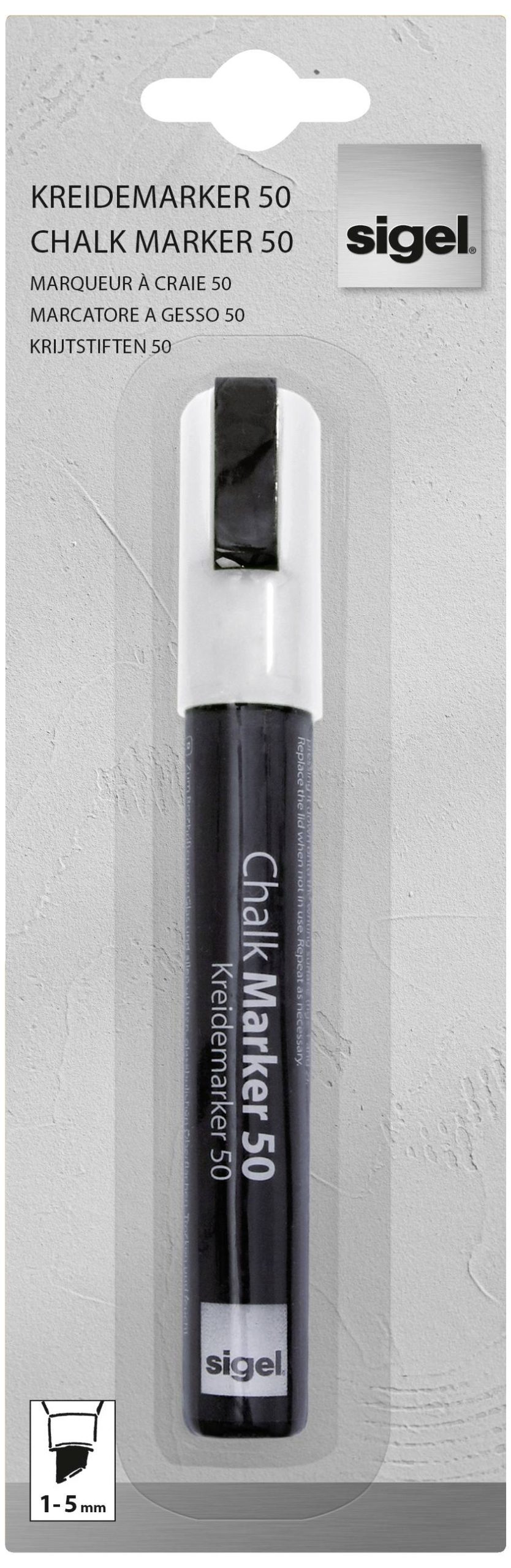 Sigel BA181 Krijtmarker Wit 1 mm, 5 mm N/A