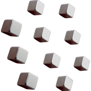 Sigel Neodymium magneet C5 “Strong” (b x h x d) 10 x 10 x 10 mm Dobbelsteen Zilver 10 stuk(s) BA193 Sigel Neodymium magneet C5 “Strong” (b x h x d) 10 x 10 x 10 mm Dobbelsteen Zilver 10 stuk(s) BA193