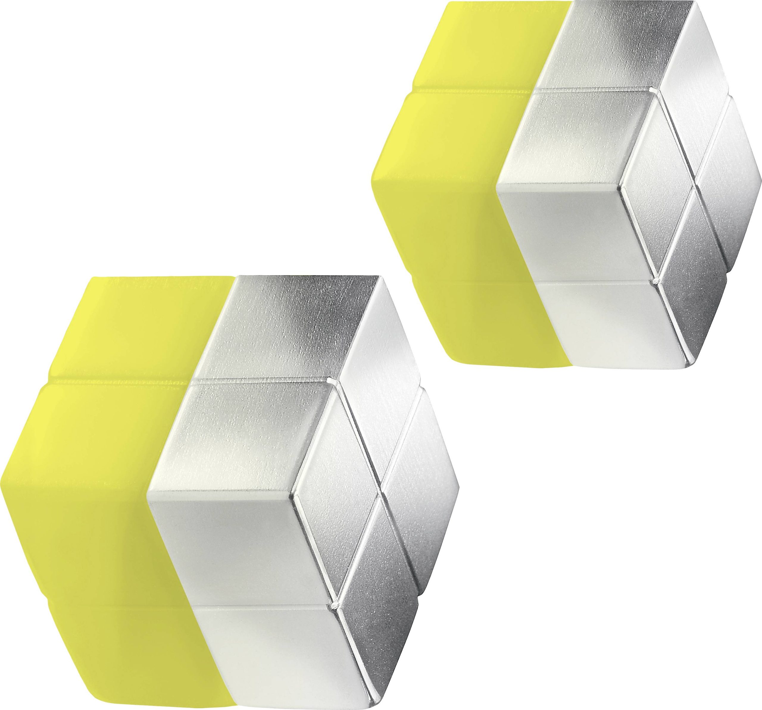 Sigel Neodymium magneet C10 "Extra-Strong" (b x h x d) 20 x 10 x 20 mm Dobbelsteen Zilver 2 stuk(s) BA704