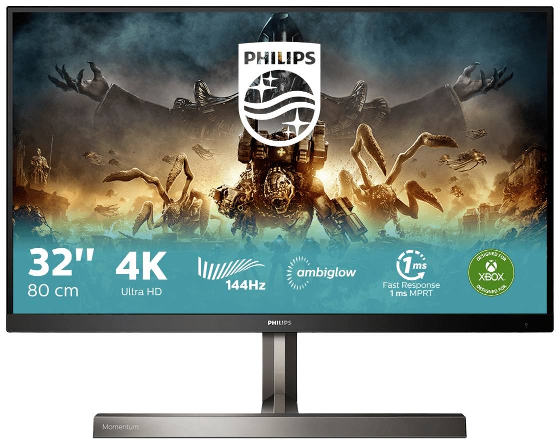Philips Monitore 329M1RV/00 LED-monitor Energielabel G (A - G) 80 cm (31.5 inch) 3840 x 2160 Pixel 16:9 4 ms HDMI, USB-A