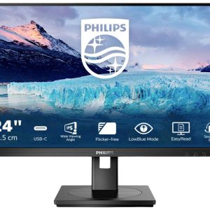 Philips Monitore 243S1/00 LED-monitor Energielabel D (A – G) 60.5 cm (23.8 inch) 1920 x 1080 Pixel 16:9 4 ms HDMI, Displ