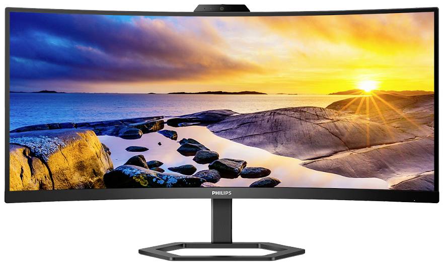 Philips 34E1C5600HE/00 LED-monitor Energielabel G (A - G) 86.4 cm (34 inch) 3440 x 1440 Pixel 21:9 4 ms HDMI, DisplayPor