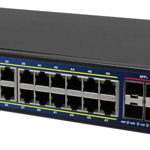Allnet A208887 ALL-SG8652PM-10G Netwerk switch 48 + 4 poorten 10 / 100 / 1000 MBit/s PoE-functie Allnet A208887 ALL-SG8652PM-10G Netwerk switch 48 + 4 poorten 10 / 100 / 1000 MBit/s PoE-functie