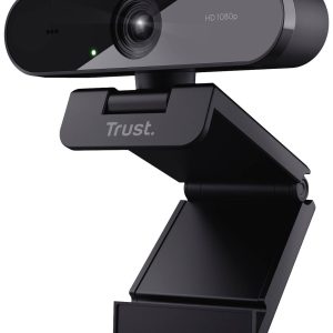 Trust TW-200 ECO Full HD-webcam 1920 x 1080 Pixel Standvoet, Klemhouder Trust TW-200 ECO Full HD-webcam 1920 x 1080 Pixel Standvoet, Klemhouder