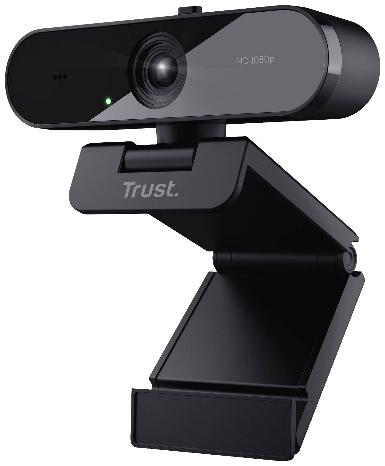 Trust TW-200 ECO Full HD-webcam 1920 x 1080 Pixel Standvoet, Klemhouder