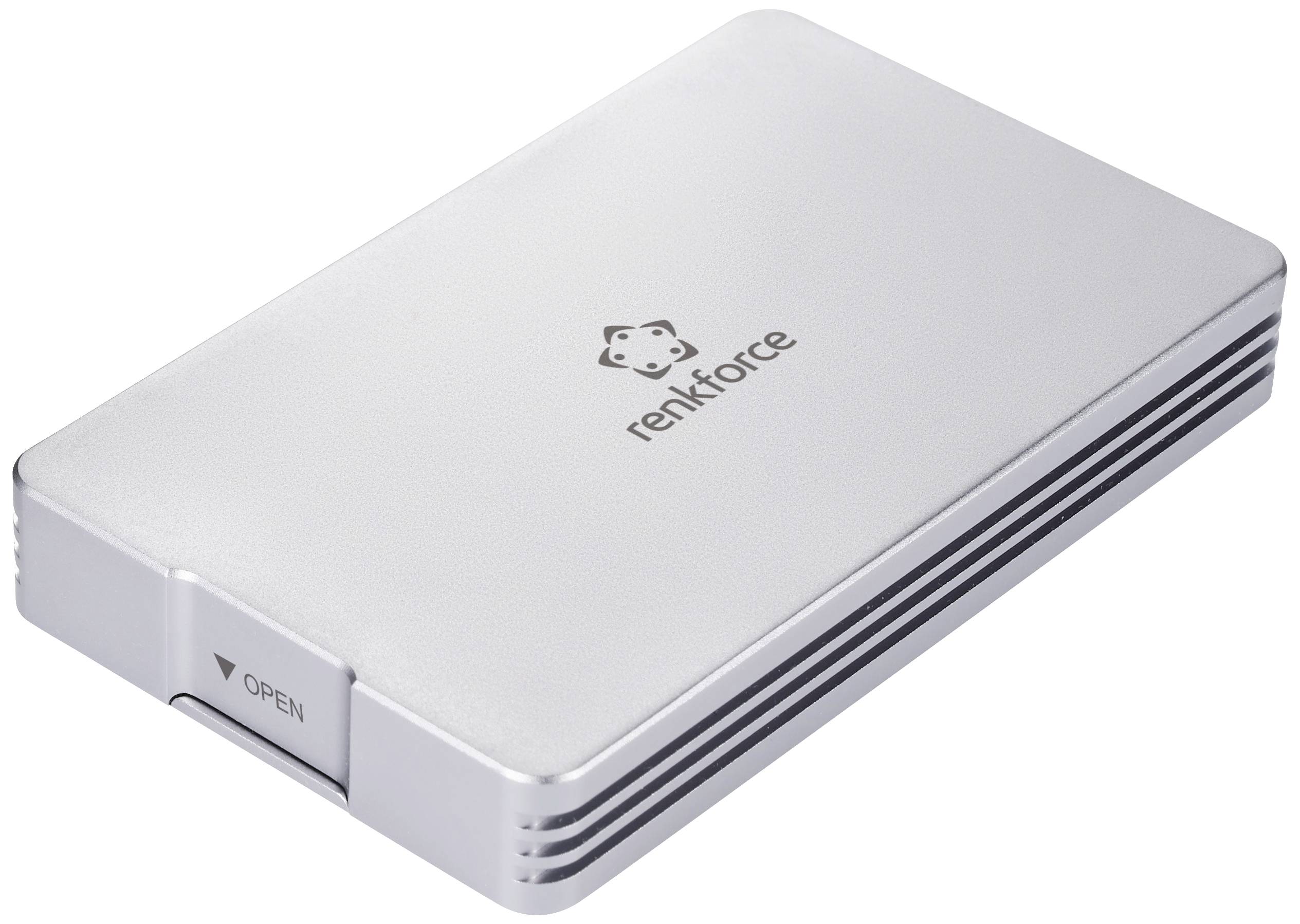 Renkforce RF-5587612 M.2 SSD-behuizing USB-C 4 40 GBit/s M.2 PCIe NVMe 2280 RF-5587612