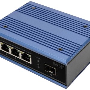 Digitus DN-651131 DN-651131 Industrial Ethernet Switch 4 + 1 poorten 10 / 100 MBit/s PoE-functie