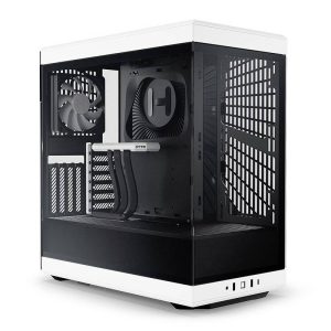 HYTE Hyte Y40 Midi Tower, Tempered Glass – schwarz/weiß Midi-tower Behuizing, Gaming-behuizing Wit HYTE Hyte Y40 Midi Tower, Tempered Glass – schwarz/weiß Midi-tower Behuizing, Gaming-behuizing Wit