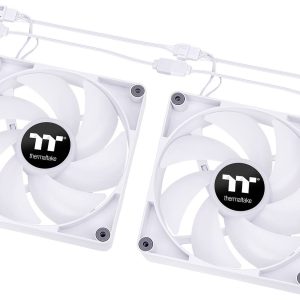 Thermaltake CL-F153-PL12SW-A PC-ventilator Wit, Transparant, RGB (b x h x d) 120 x 120 x 25 mm