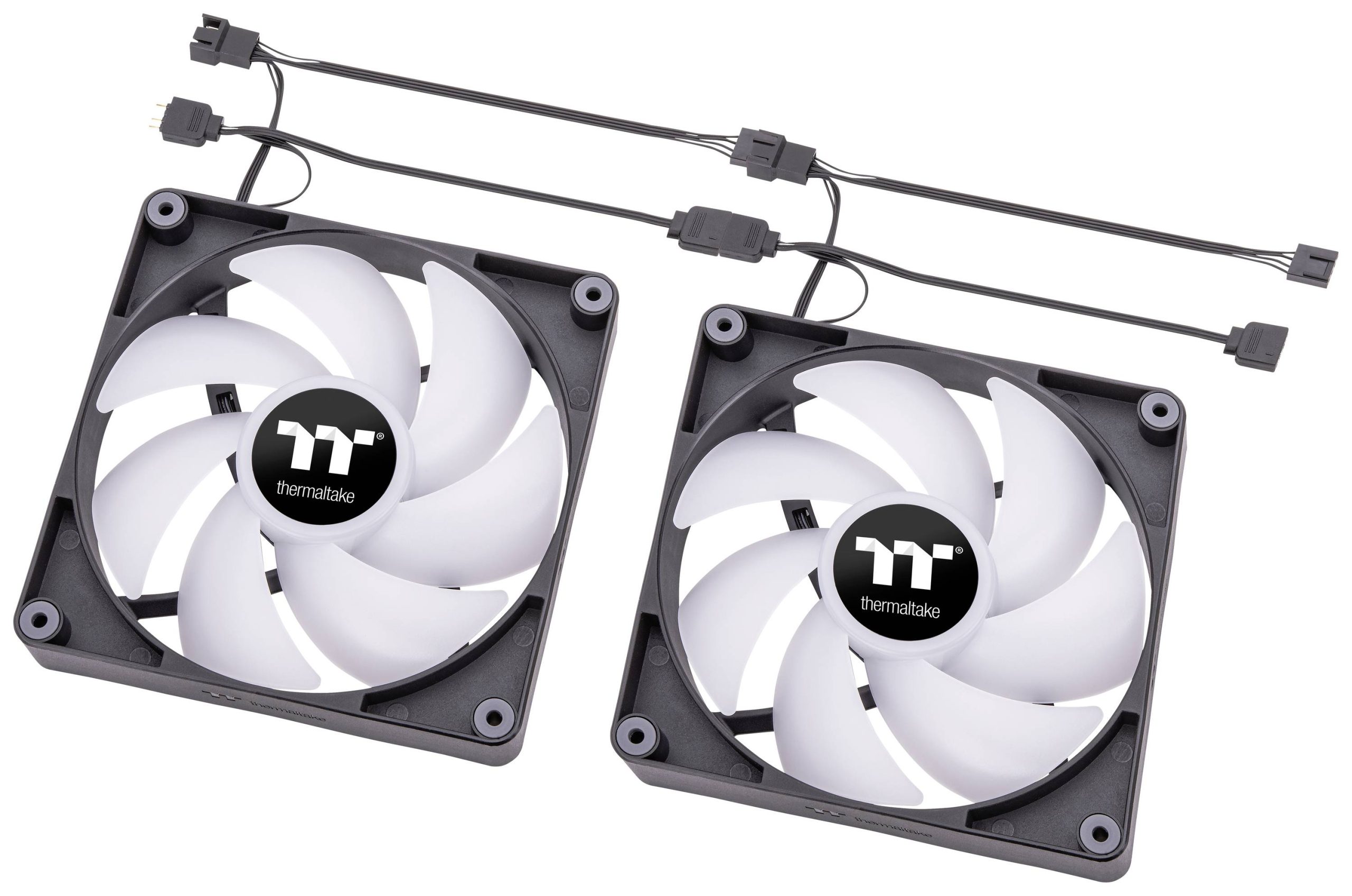 Thermaltake CL-F150-PL14SW-A PC-ventilator Zwart, Transparant, RGB (b x h x d) 140 x 140 x 25 mm