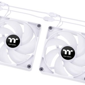 Thermaltake CL-F154-PL14SW-A PC-ventilator Wit, Transparant, RGB (b x h x d) 140 x 140 x 25 mm