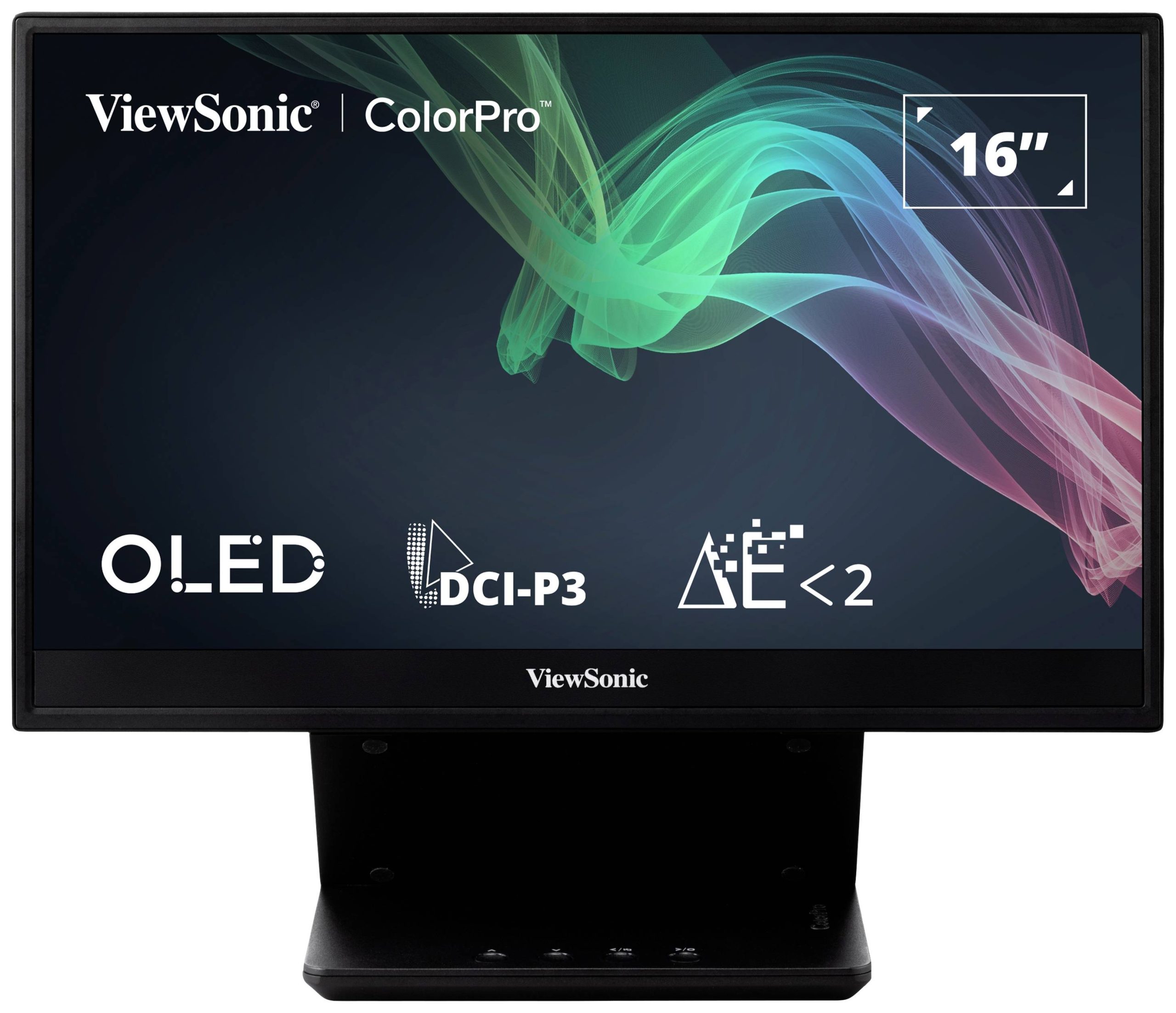 Viewsonic VP16-OLED Draagbare monitor Energielabel B (A - G) 40.6 cm (16 inch) 1920 x 1080 Pixel 16:9 1 ms Micro-HDMI, U