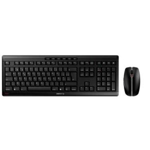 CHERRY Stream Set met toetsenbord en muis Radiografisch AZERTY, Belgisch Zwart CHERRY Stream Set met toetsenbord en muis Radiografisch AZERTY, Belgisch Zwart
