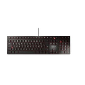 CHERRY KC 6000 Slim Toetsenbord USB AZERTY, Belgisch Zwart Geluidsarme toetsen CHERRY KC 6000 Slim Toetsenbord USB AZERTY, Belgisch Zwart Geluidsarme toetsen
