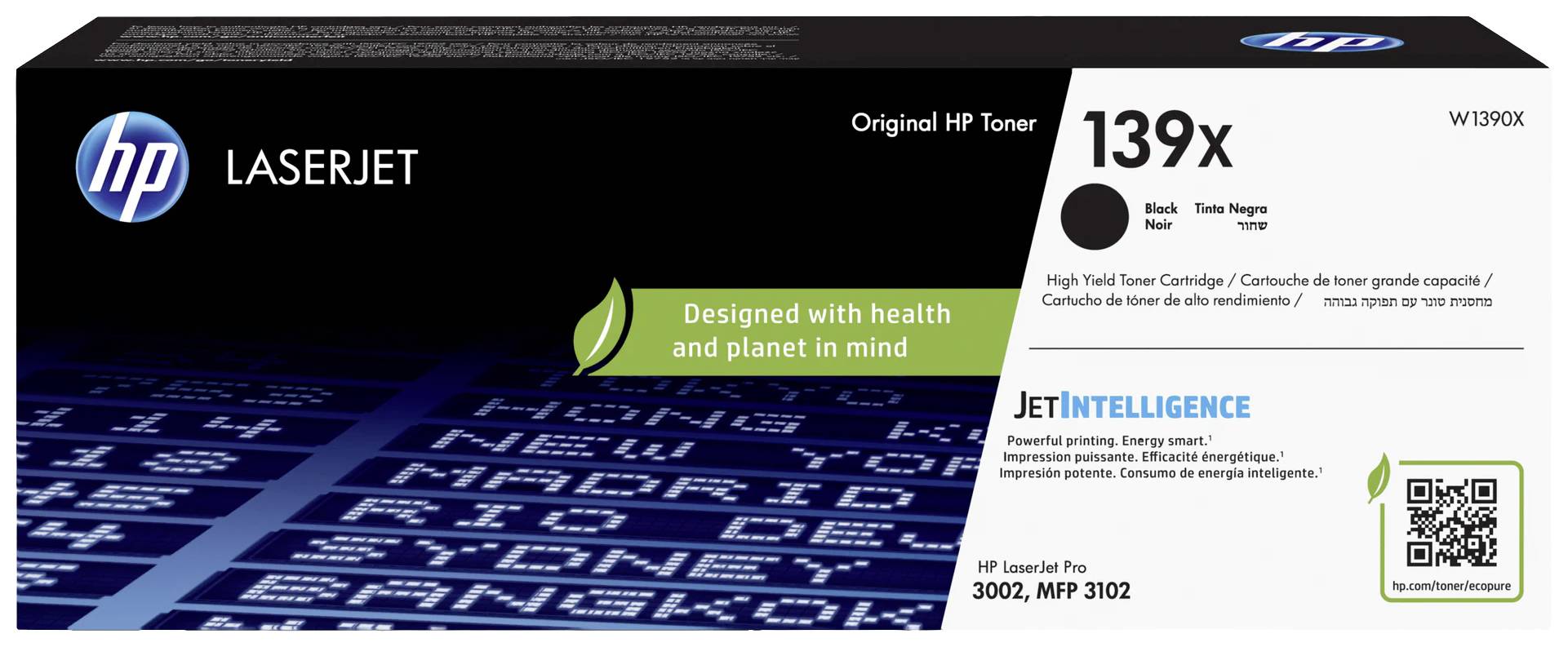 HP Toner 139X Origineel Zwart 4000 bladzijden W1390X
