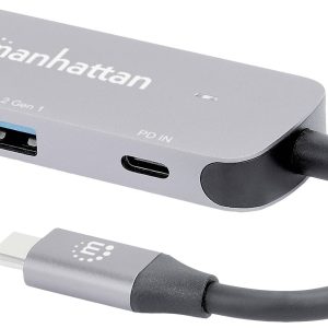 Manhattan USB-C auf HDMI 3-in-1 Docking-Konverter USB-C dockingstation Geschikt voor merk (dockingstation): Universeel U