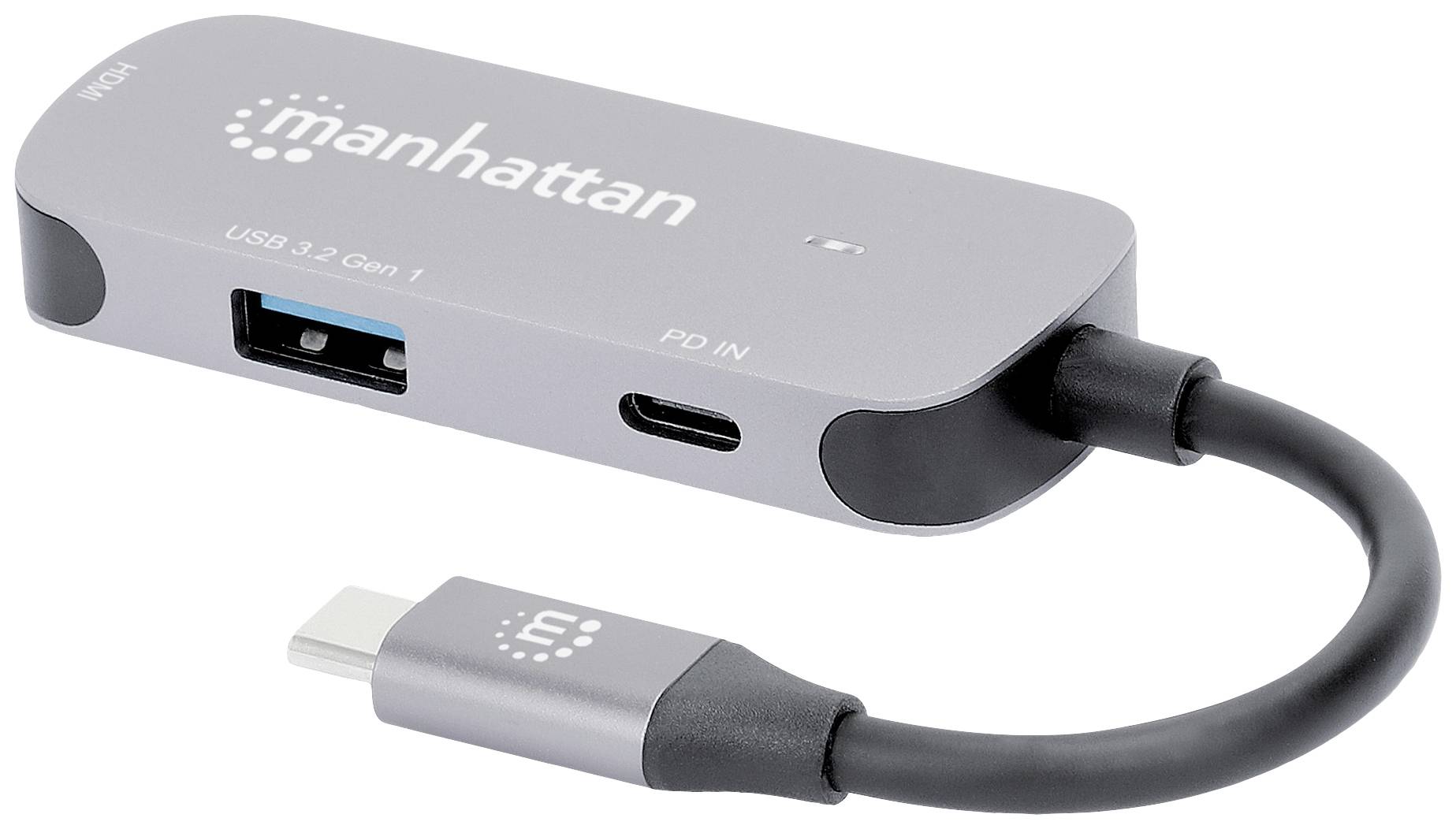 Manhattan USB-C auf HDMI 3-in-1 Docking-Konverter USB-C dockingstation Geschikt voor merk (dockingstation): Universeel U