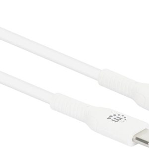 Manhattan 394512 USB-kabel USB-C stekker, Apple Lightning stekker 1.00 m Wit