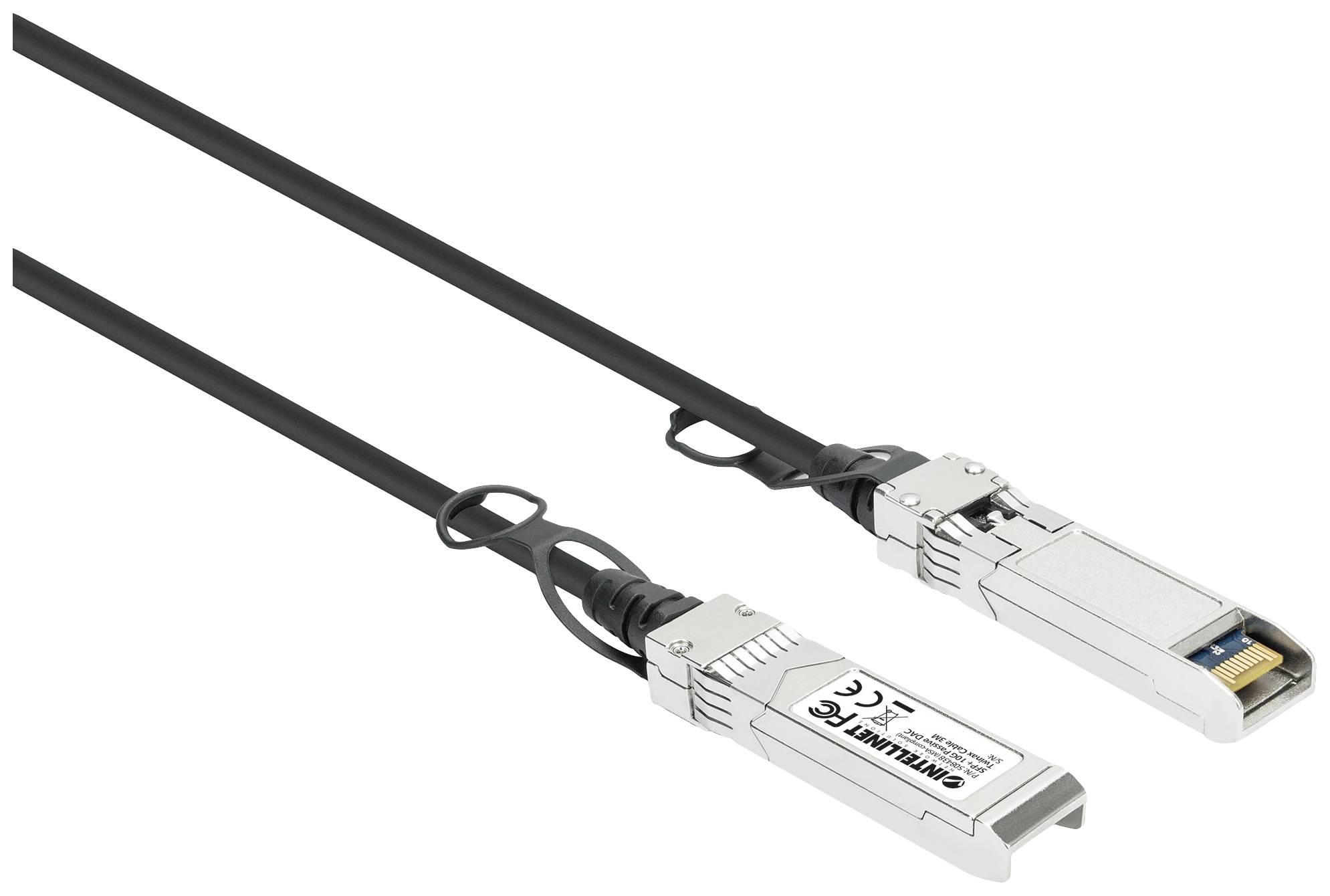 Intellinet 508438 Glasvezel Optische vezel Aansluitkabel 3 m Zwart