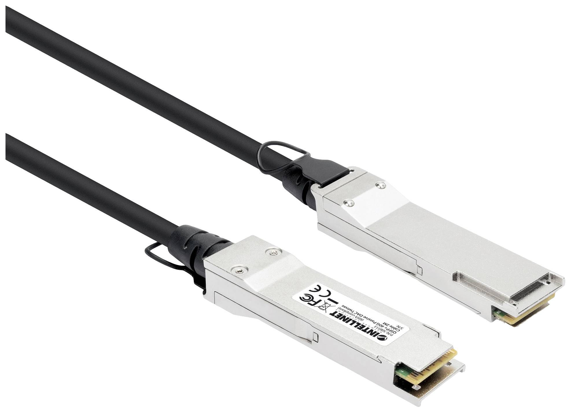Intellinet 508513 Glasvezel Optische vezel Aansluitkabel 2 m Zwart
