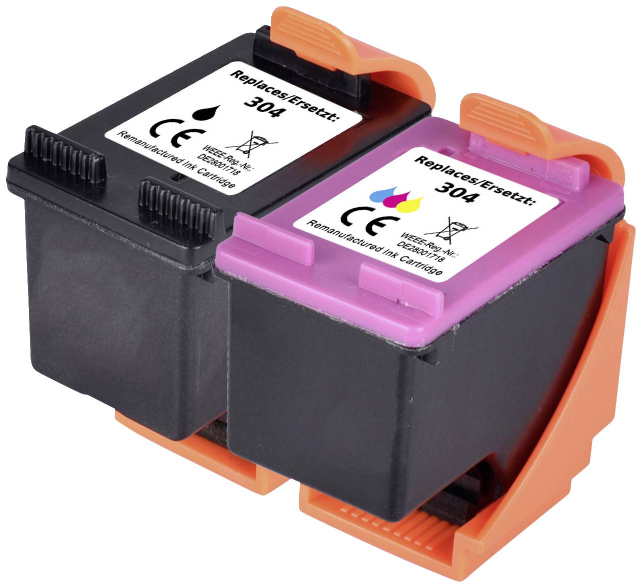 Renkforce Inktcartridge vervangt HP 304, 3JB05AE, N9K06AE, N9K05AE Compatibel Combipack Zwart, Cyaan, Magenta, Geel RF-5