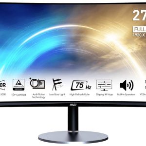 MSI PRO MP272CDE LED-monitor Energielabel E (A – G) 68.6 cm (27 inch) 1920 x 1080 Pixel 16:9 1 ms HDMI, DVI, Audio-Line- MSI PRO MP272CDE LED-monitor Energielabel E (A – G) 68.6 cm (27 inch) 1920 x 1080 Pixel 16:9 1 ms HDMI, DVI, Audio-Line-