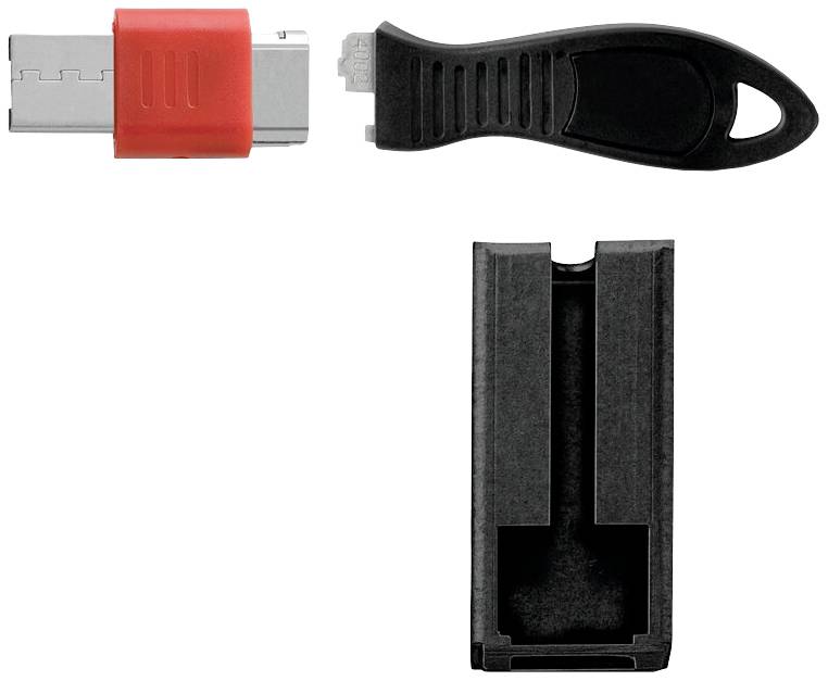 Kensington USB Lock W Cable Guard Square USB-A-poortslot Zwart