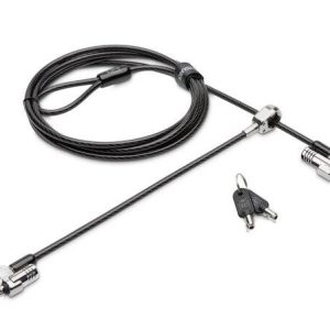 Kensington Laptopslot Aansluiting voor twee laptops, Supersterke T-Bar sluitkop voor bescherming tegen 1800 mm NanoSaver Kensington Laptopslot Aansluiting voor twee laptops, Supersterke T-Bar sluitkop voor bescherming tegen 1800 mm NanoSaver