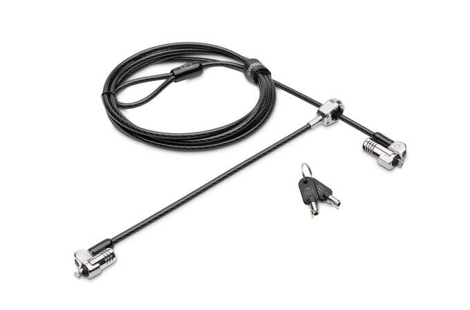Kensington Laptopslot Aansluiting voor twee laptops, Supersterke T-Bar sluitkop voor bescherming tegen 1800 mm NanoSaver