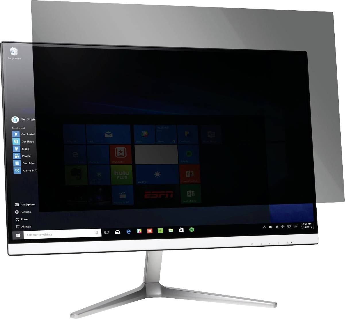 Kensington Privacy Screen Filter Privacyfolie Monitor 86,4 cm (34") Beeldverhouding: 21:9 627436