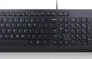 Lenovo Essential Wired Combo Set met toetsenbord en muis USB Multimediatoetsen, Spatwaterdicht Portugees Zwart Lenovo Essential Wired Combo Set met toetsenbord en muis USB Multimediatoetsen, Spatwaterdicht Portugees Zwart