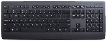 Lenovo Professional Toetsenbord Radiografisch QWERTZ, Hongaars Zwart Spatwaterdicht, Numeriek toetsenbord, Multimediatoe