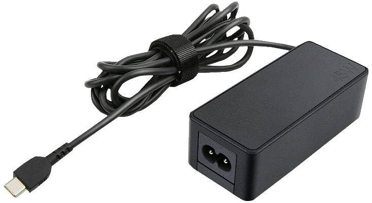 Lenovo 45-W-Standardnetzteil (USB Typ-C) Laptop netvoeding 45 W USB Power Delivery (USB-PD)