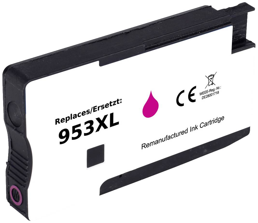 Renkforce Inktcartridge vervangt HP 953 XL, F6U17AE Compatibel Magenta RF-5655882