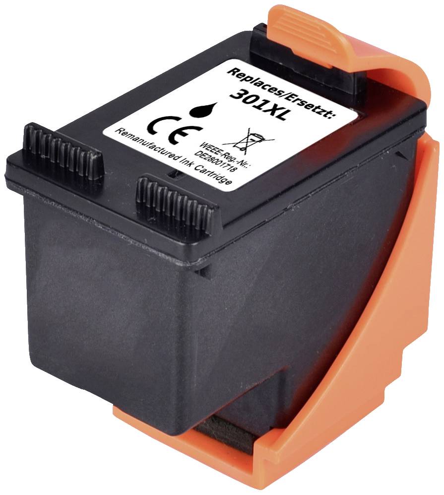 Renkforce Inktcartridge vervangt HP 301XL, CH563EE Compatibel Zwart RF-5655896