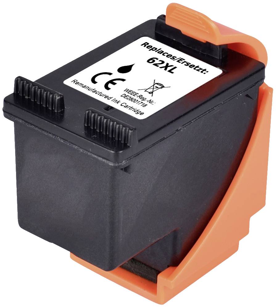 Renkforce Inktcartridge vervangt HP 62XL, C2P05AE Compatibel Zwart RF-5655900