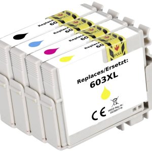 Renkforce Inktcartridge vervangt Epson 603, T03U5, T03U1, T03U2, T03U3, T03U4 Compatibel Combipack Zwart, Cyaan, Magenta