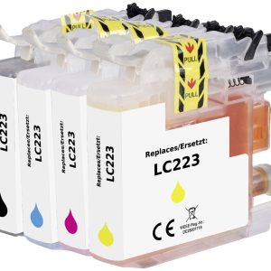 Renkforce Inktcartridge vervangt Brother LC-223BK, LC-223C, LC-223M, LC223Y Compatibel Combipack Zwart, Cyaan, Magenta, Renkforce Inktcartridge vervangt Brother LC-223BK, LC-223C, LC-223M, LC223Y Compatibel Combipack Zwart, Cyaan, Magenta,