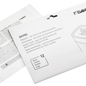 Dahle Dahle 20795 Oliepapier voor papierversnipperaar 12 stuk(s) Dahle Dahle 20795 Oliepapier voor papierversnipperaar 12 stuk(s)