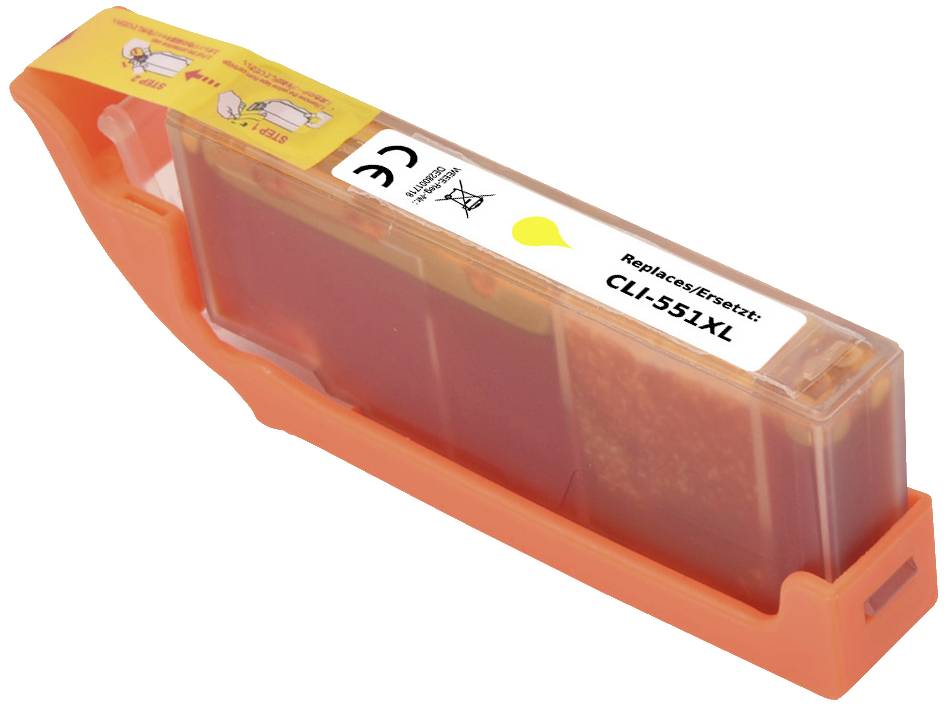 Renkforce Inktcartridge vervangt Canon CLI-551Y XL Compatibel Geel RF-5679772