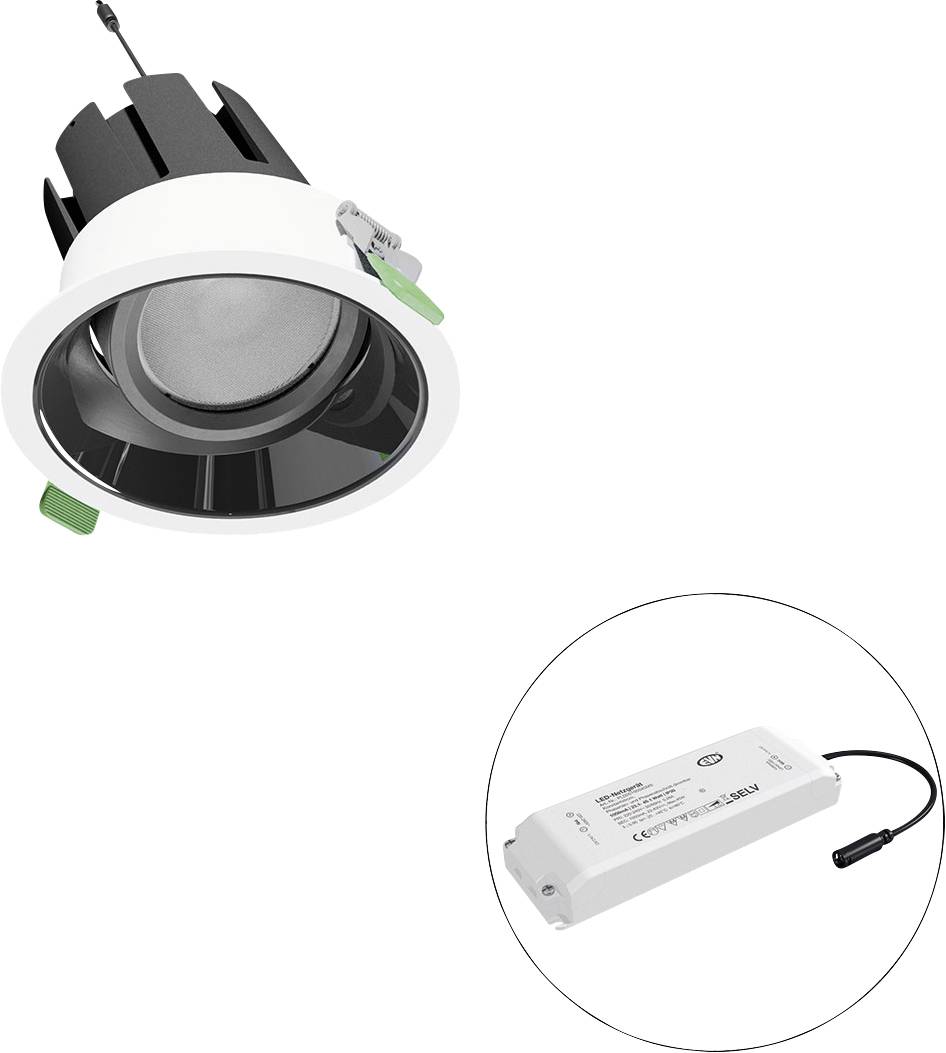 EVN F04R09SM3840L55P F04R09SM3840L55P LED-plafondspot