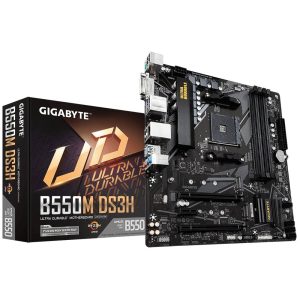 Gigabyte B550M DS3H Moederbord Socket AMD AM4 Vormfactor Micro-ATX Moederbord chipset AMD® B550 Gigabyte B550M DS3H Moederbord Socket AMD AM4 Vormfactor Micro-ATX Moederbord chipset AMD® B550